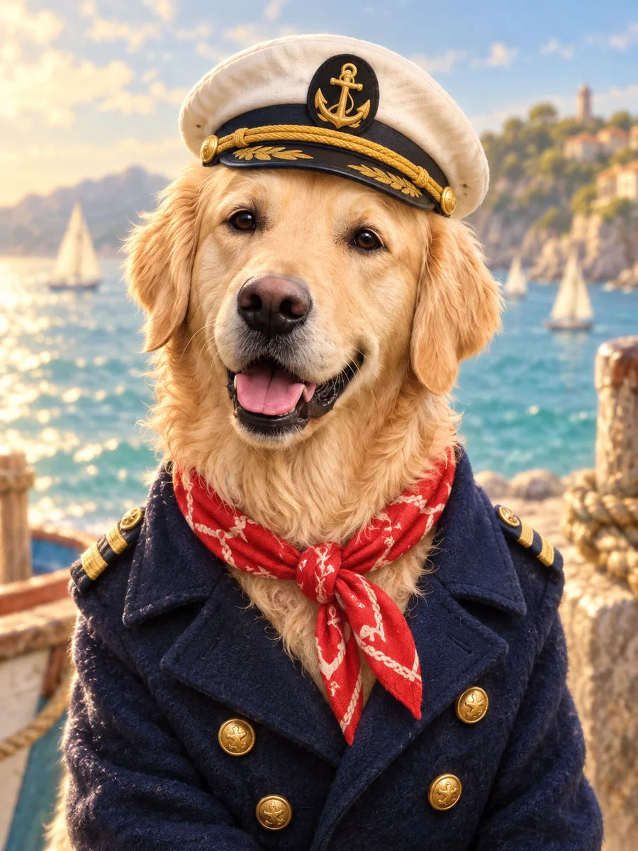 Amiral Biscotte, exemple de portrait capitaine