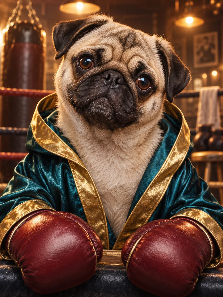 Rocky le Tendre, exemple de portrait boxeur