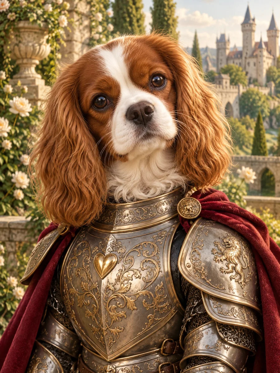 Sir Câlin, exemple de portrait chevalier