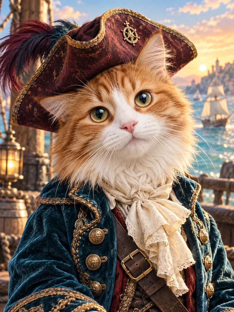 Capitaine Chapardeur, exemple de portrait pirate