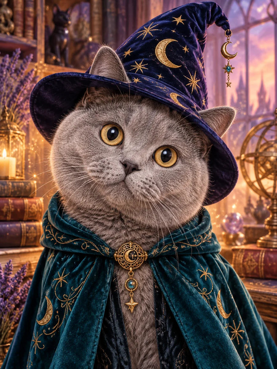 Merlin l’Enchanteur, exemple de portrait sorcier