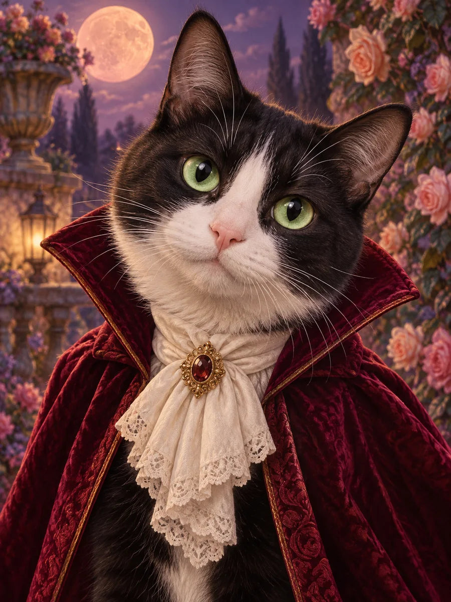Comte Ronron, exemple de portrait vampire